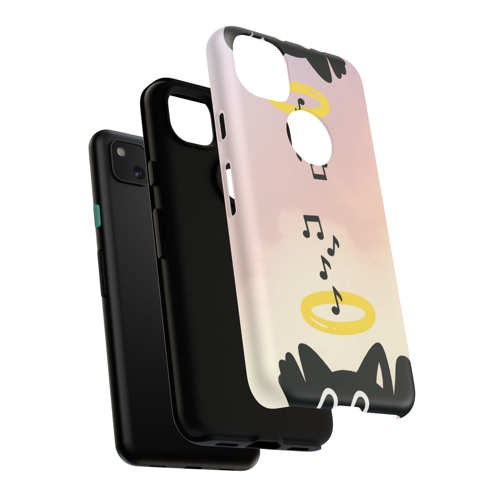 Cute Animal Phone Case, Tough Phone Cover for Pet Lovers, Gifts for Birthdays, Holidays, Music Lovers, Fun Tech Accessories