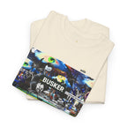 Busker Graphic Tee — Vintage Street Music Poster T‑Shirt