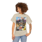Busker Collage Graphic Tee — Vintage Music Poster Streetwear