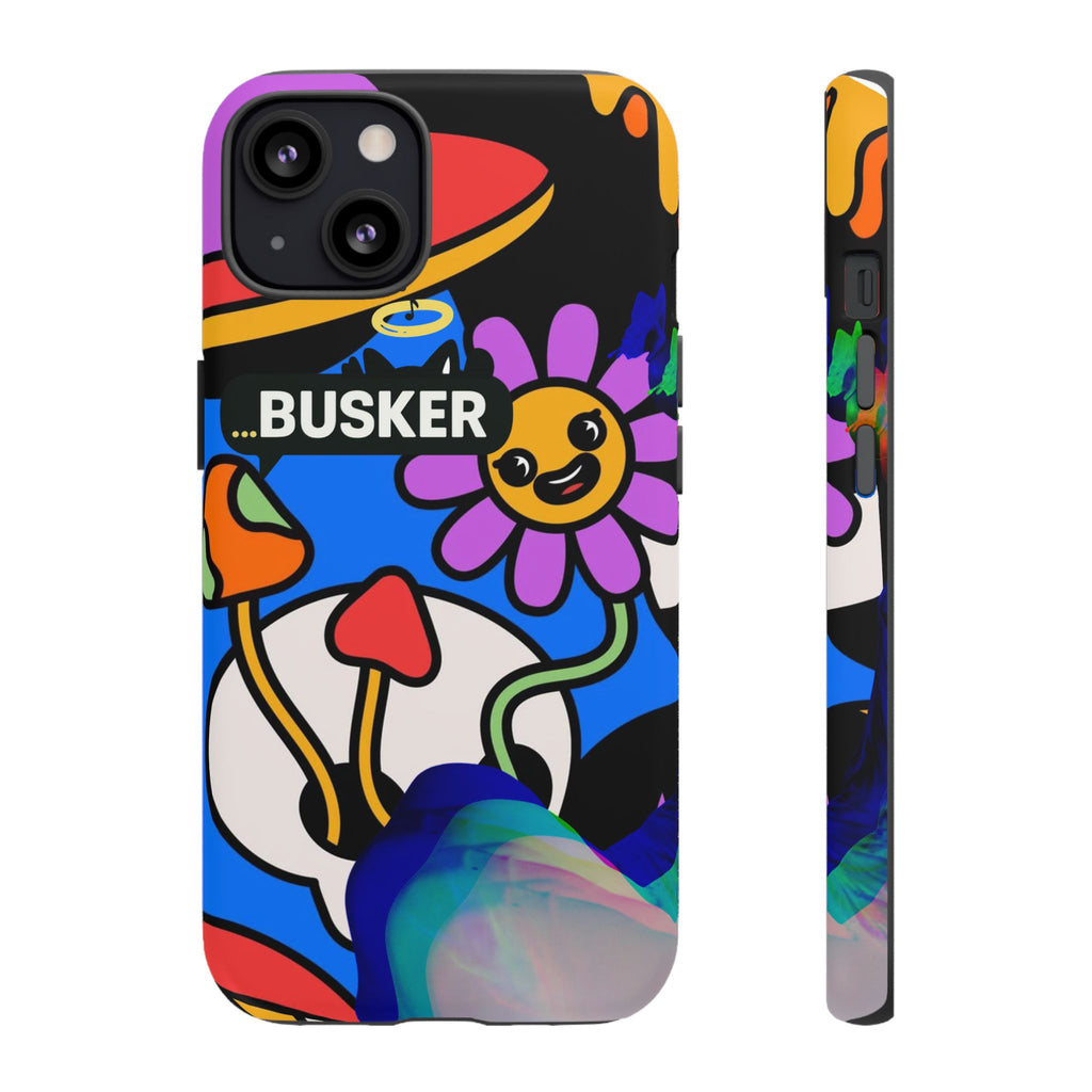 Colorful Phone Case, Cute Phone Accessories, Gift for Music Lovers, Fun Tech Gear, Unique Floral Design Case
