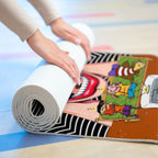 Bright Yellow Foam Yoga Mat, Ideal for Home Workouts and Yoga Classes, Perfect Gift for Yogis, Fitness Lovers, and Athletes