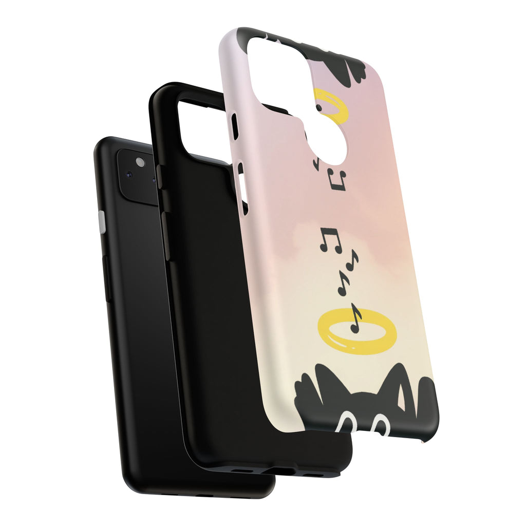 Cute Animal Phone Case, Tough Phone Cover for Pet Lovers, Gifts for Birthdays, Holidays, Music Lovers, Fun Tech Accessories