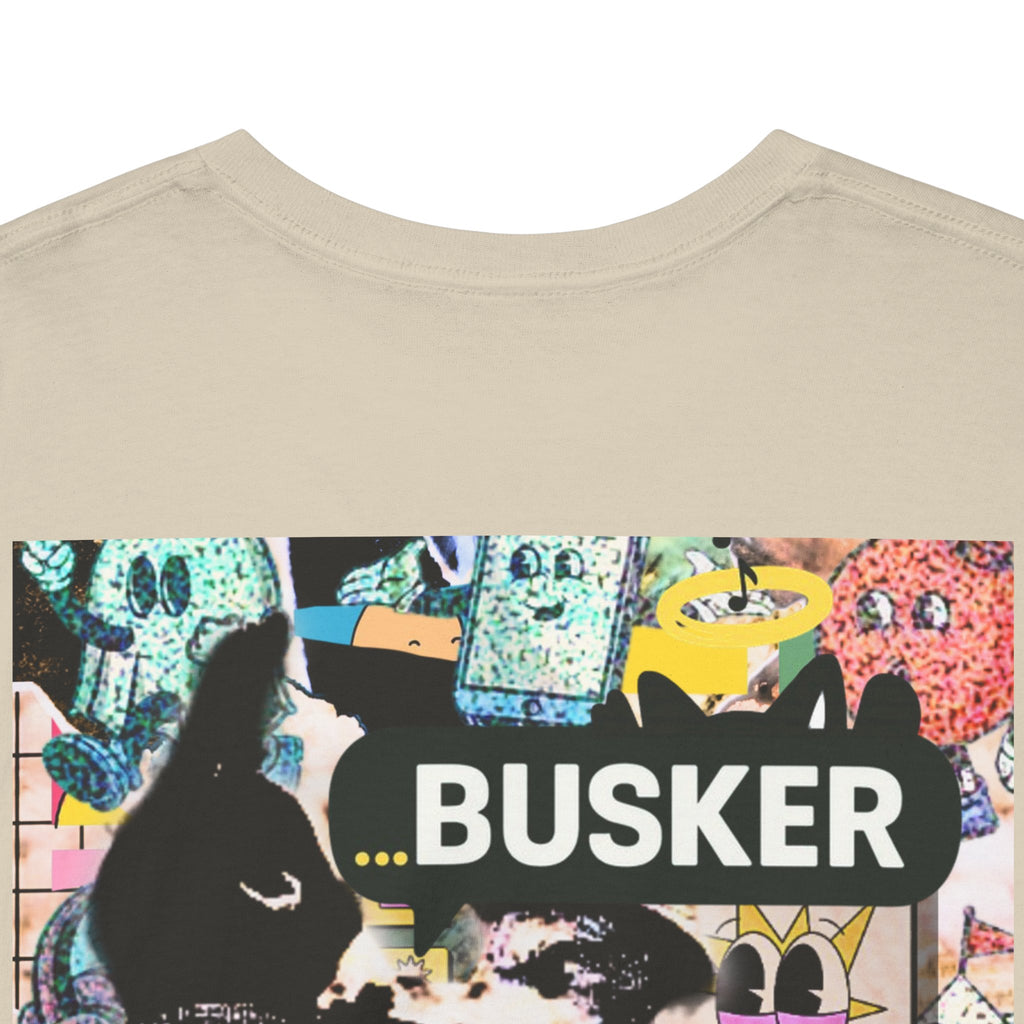 Grunge Art Busker Unisex Heavy Cotton Tee