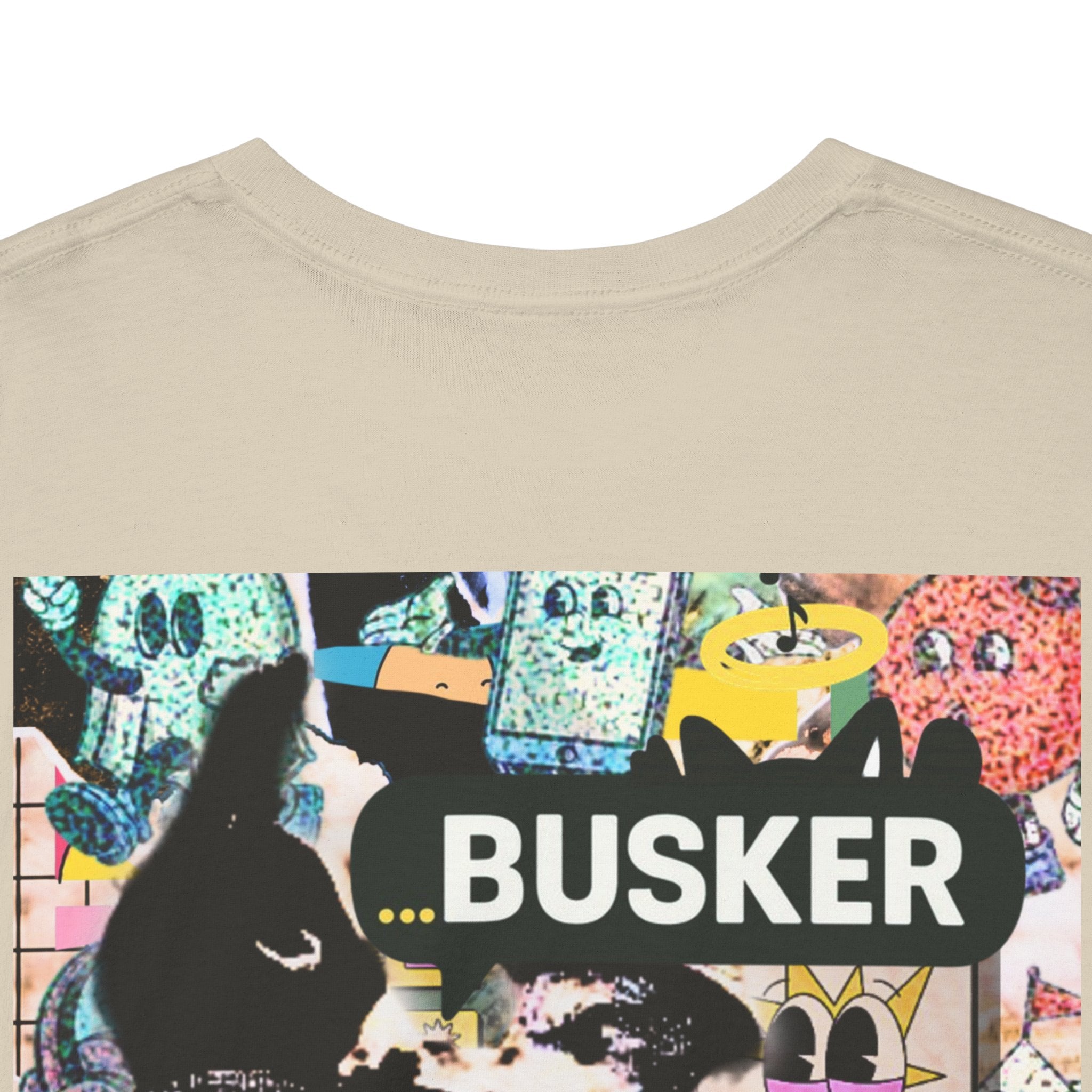 Grunge Art Busker Unisex Heavy Cotton Tee
