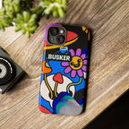 Colorful Phone Case, Cute Phone Accessories, Gift for Music Lovers, Fun Tech Gear, Unique Floral Design Case