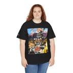 Busker Collage Graphic Tee — Vintage Music Poster Streetwear