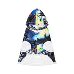 Busker Collage Pet Hoodie — Colorful Urban Music Graphic