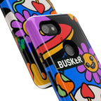 Colorful Phone Case, Cute Phone Accessories, Gift for Music Lovers, Fun Tech Gear, Unique Floral Design Case