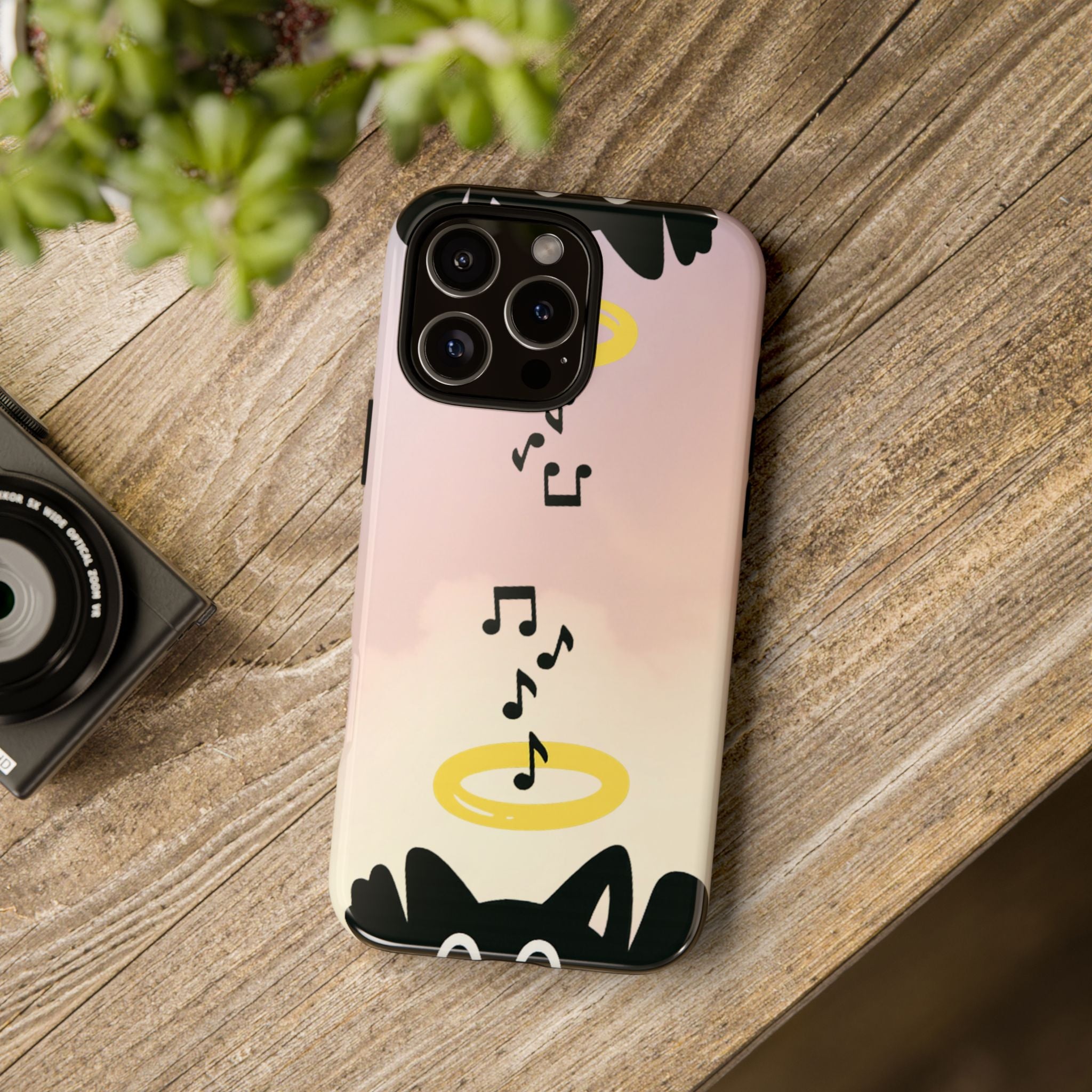 Cute Animal Phone Case, Tough Phone Cover for Pet Lovers, Gifts for Birthdays, Holidays, Music Lovers, Fun Tech Accessories