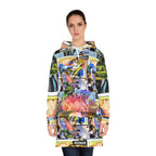 Colorful Women's Hoodie Dress with Graphic Print - Perfect for Fun Outings
