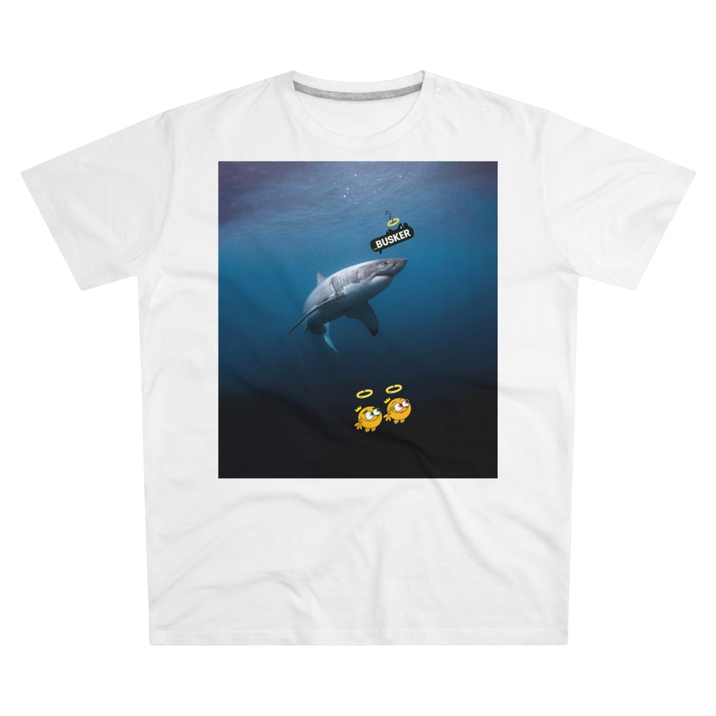 Shark Humor Men's Tee - Perfect for Beach Lovers, Casual Wear, Gift for Friends, Summer Vibes, Funny Graphic Shirt