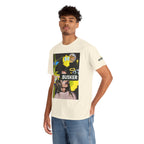Artistic Unisex Heavy Cotton Tee - 'BUSKER' Graphic Design