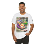 Vibrant Busker Art Tee for Creative Souls