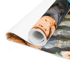 Galactic Art Foam Yoga Mat - Inspiring Yoga for Sci-Fi Fans