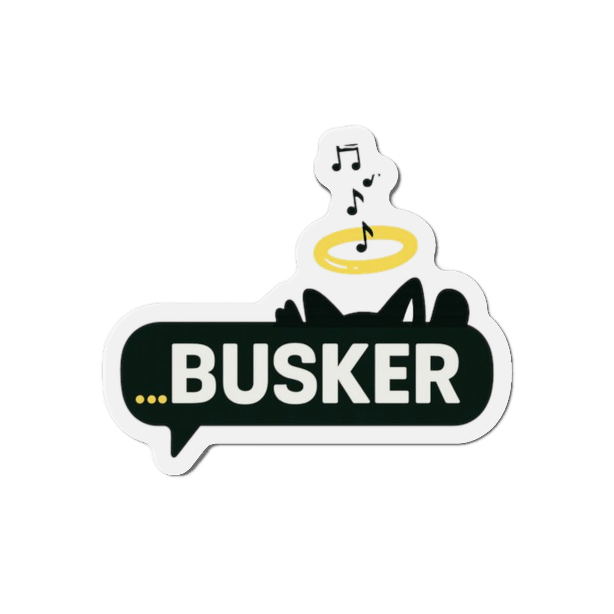Busker Die-Cut Magnets, Cute Musician Fridge Decor, Gift for Music Lovers, Unique Home Accessories, Fun Kitchen Gift Ideas