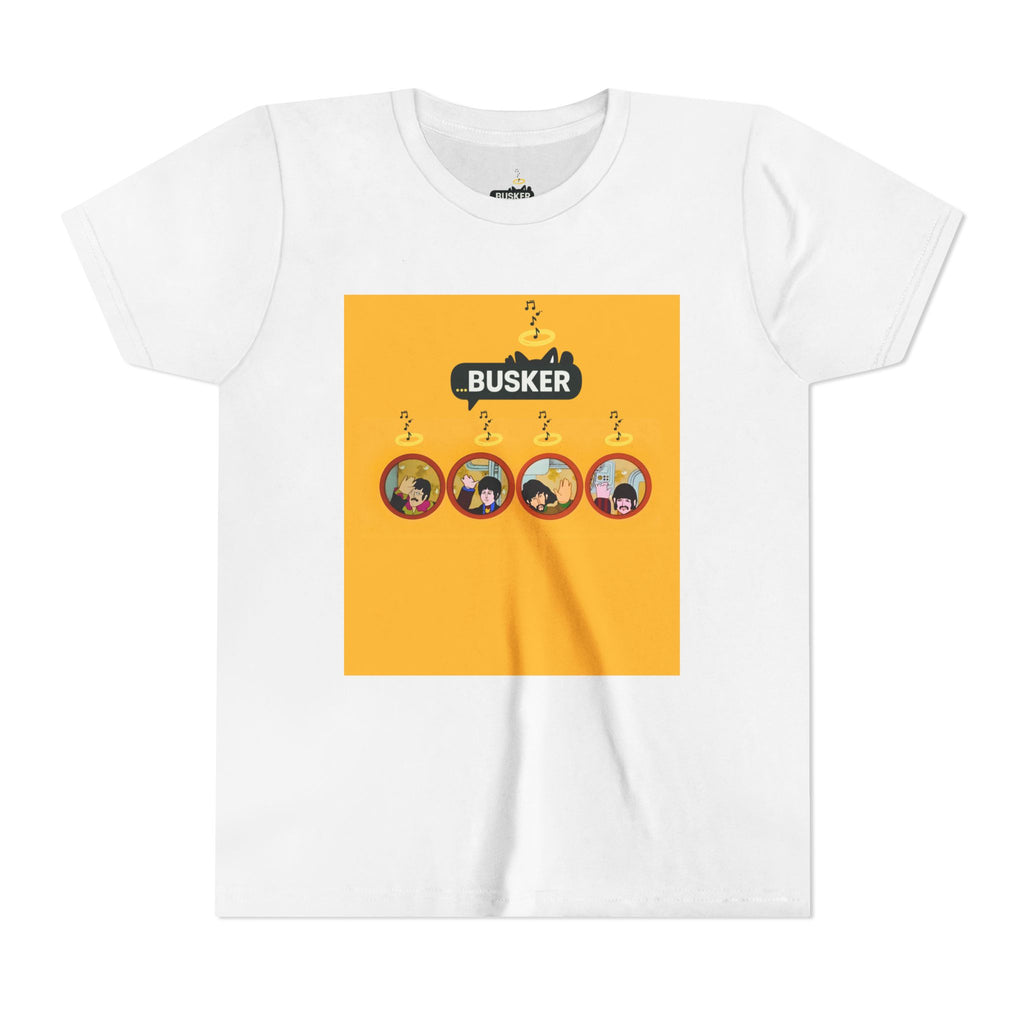 Busker Youth Short Sleeve Tee - Fun Music T-Shirt for Young Performers, Gifts for Young Musicians, Vibrant Summer Apparel, Creative [...]