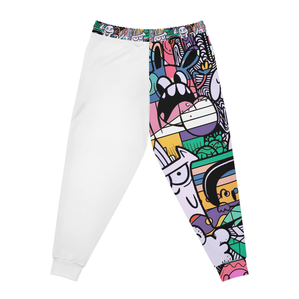 Vibrant Graphic Joggers | Fun Activewear for Trendsetters | Ideal for Workouts, Lounging, and Festivals | Perfect Gift for Any Occasion