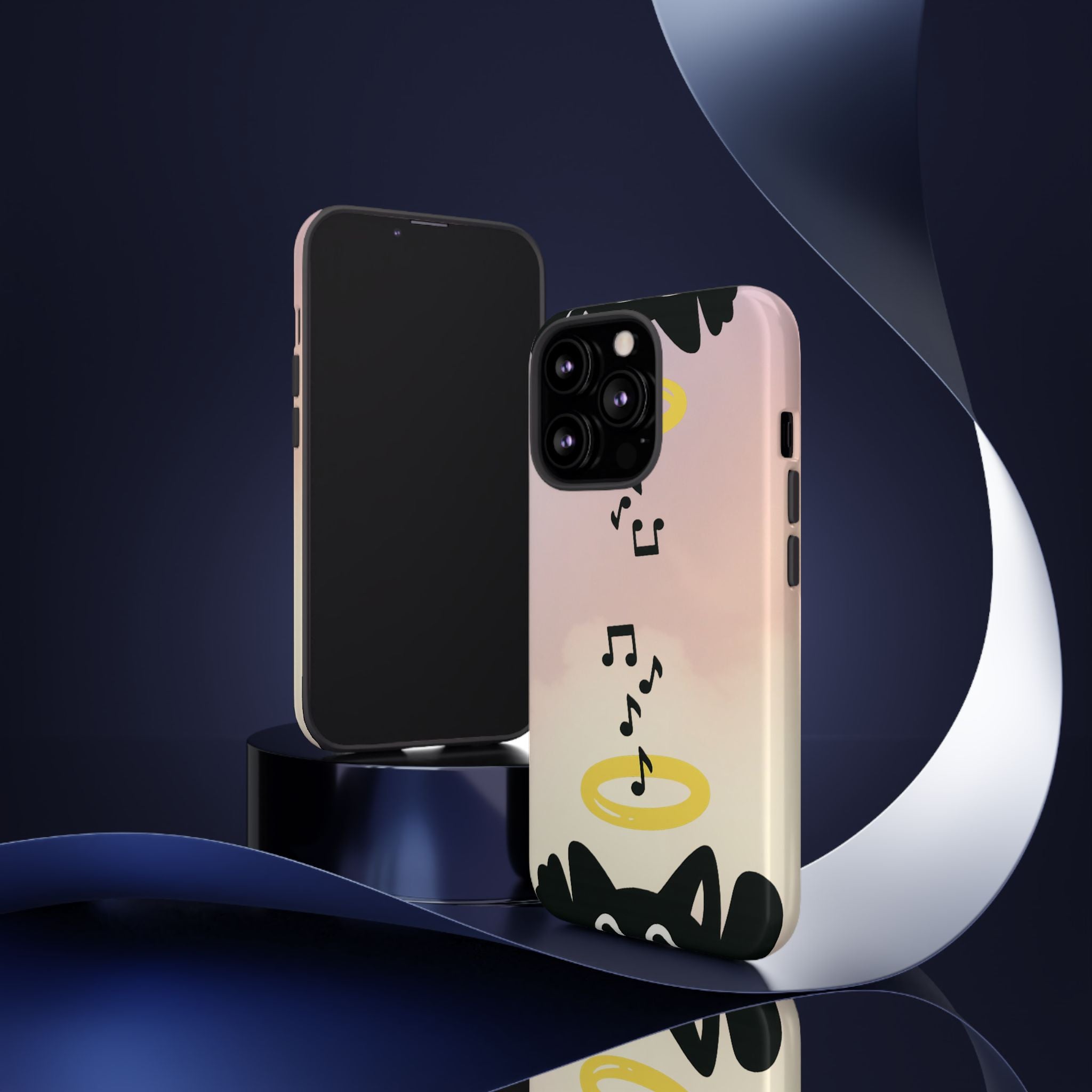 Cute Animal Phone Case, Tough Phone Cover for Pet Lovers, Gifts for Birthdays, Holidays, Music Lovers, Fun Tech Accessories