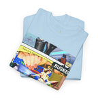 Cool Graphic Unisex Heavy Cotton Tee - 'Busker' Design