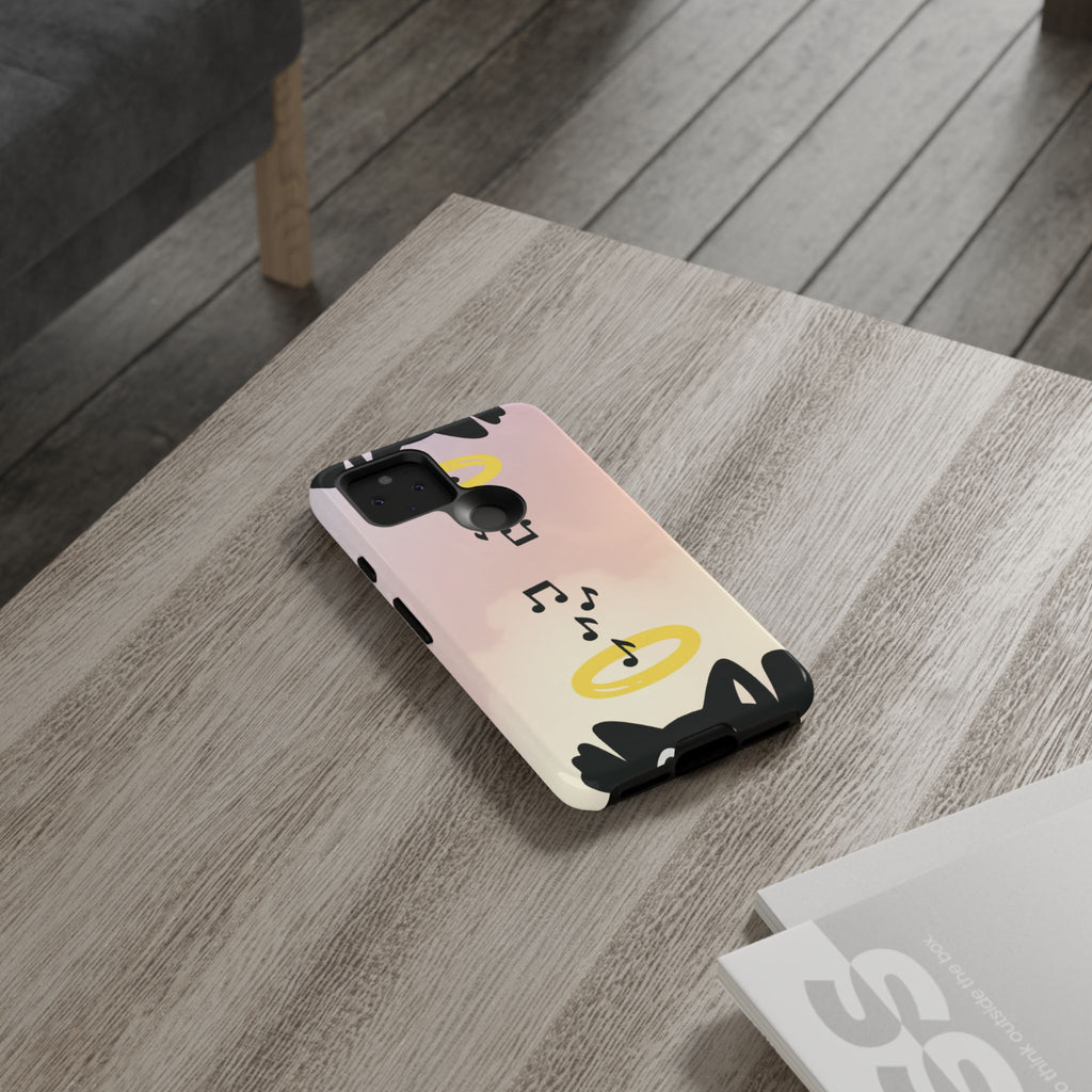Cute Animal Phone Case, Tough Phone Cover for Pet Lovers, Gifts for Birthdays, Holidays, Music Lovers, Fun Tech Accessories