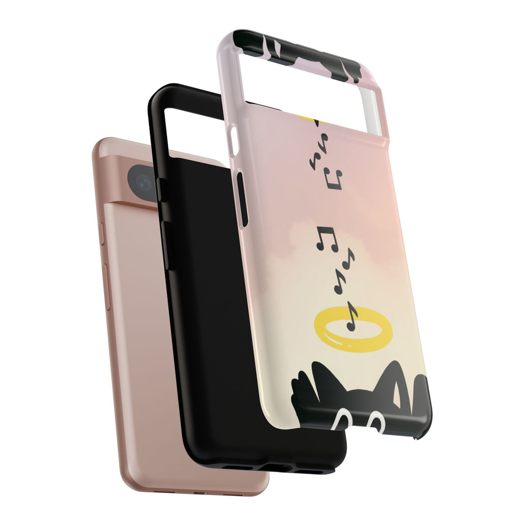 Cute Animal Phone Case, Tough Phone Cover for Pet Lovers, Gifts for Birthdays, Holidays, Music Lovers, Fun Tech Accessories