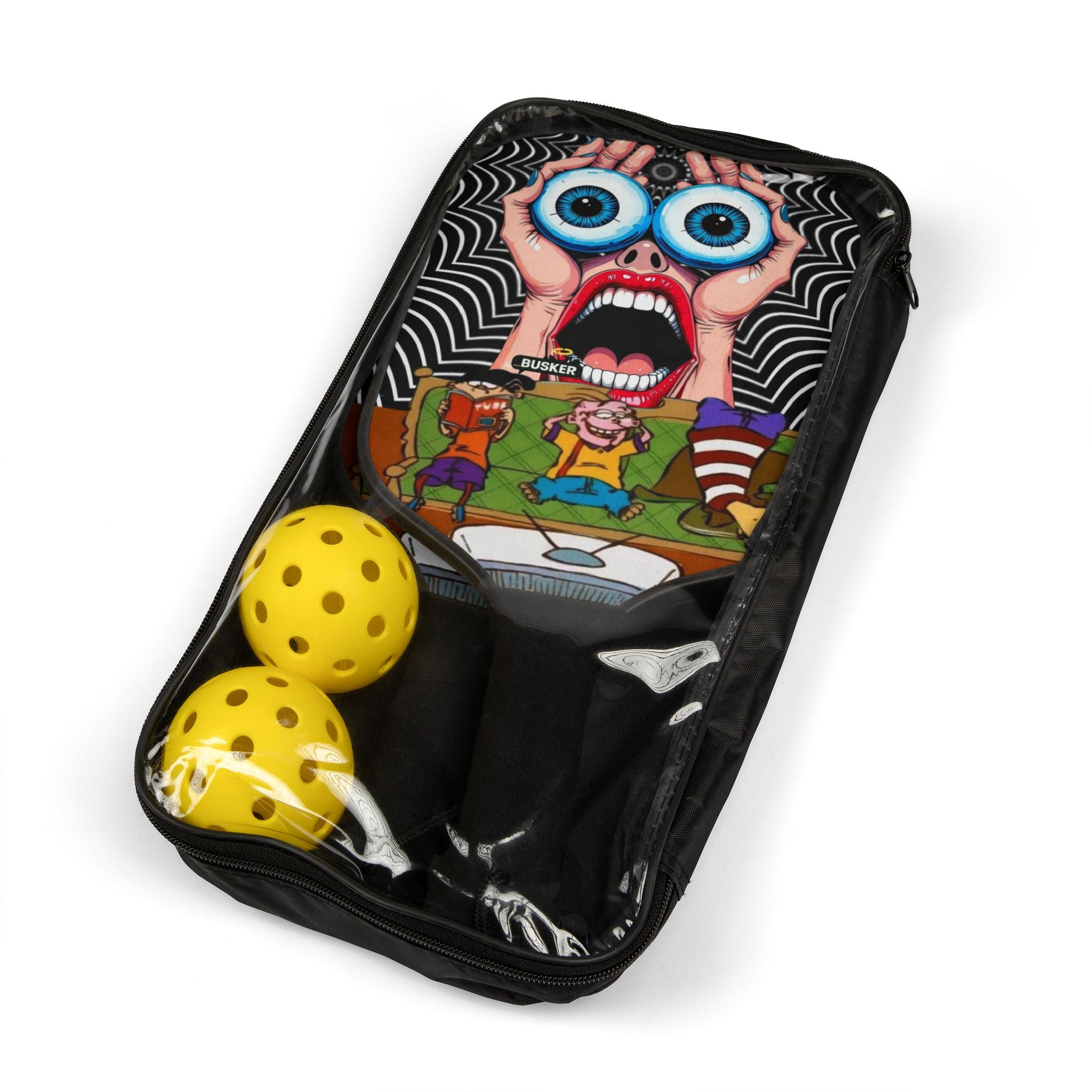 Pickleball Paddle Set, Colorful Graphic Paddles, Fun Outdoor Sports Gear, Unique Gift for Pickleball Lovers, Active Lifestyle Accessory