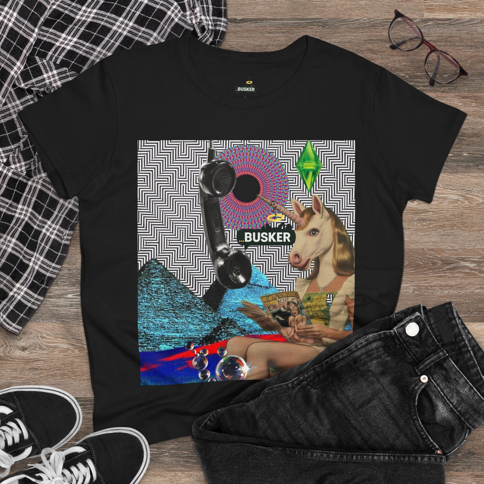 Whimsical Graphic Tee for Creative Souls, Casual Fashion, Unique Gift, Festival Wear, Everyday Comfort