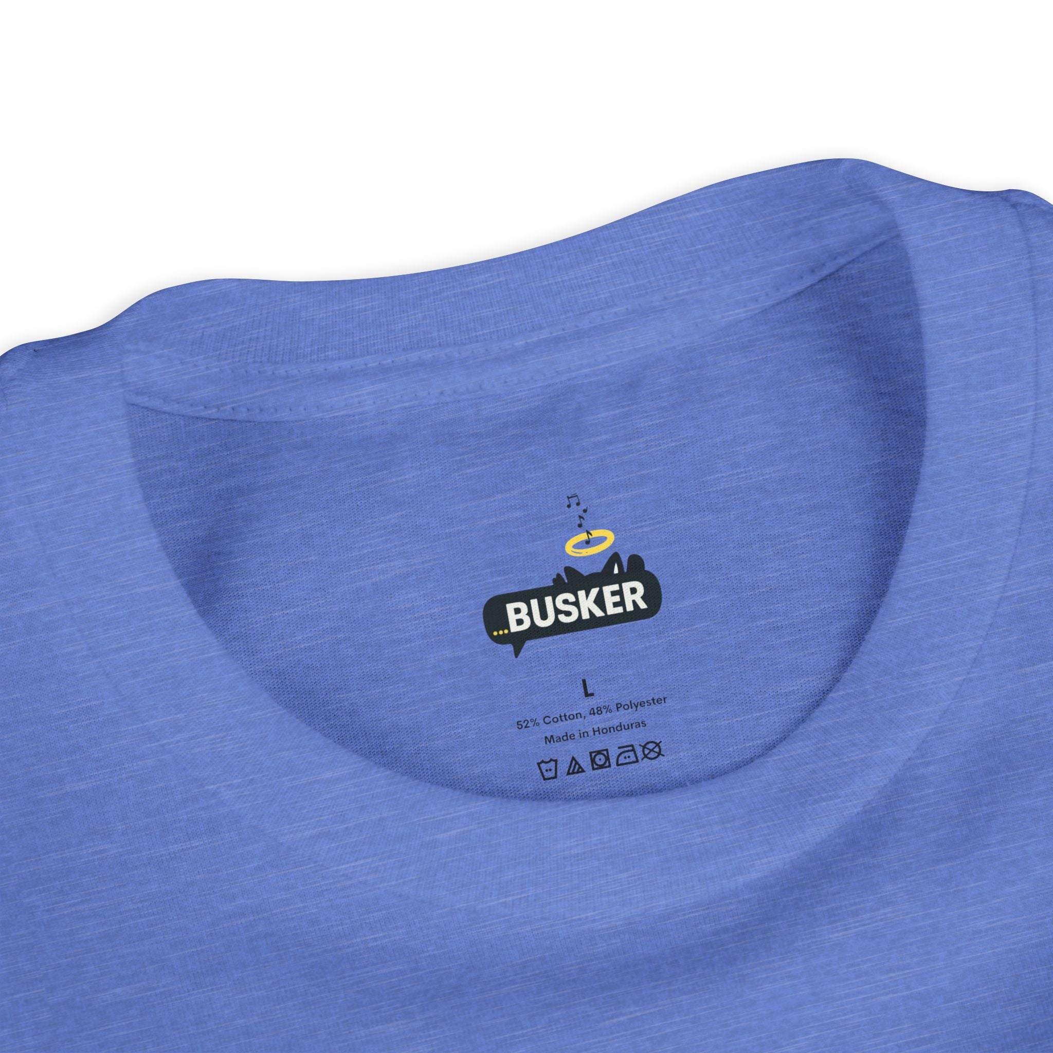 Colorful Youth Short Sleeve Tee - "Busker" Graphic Art Top