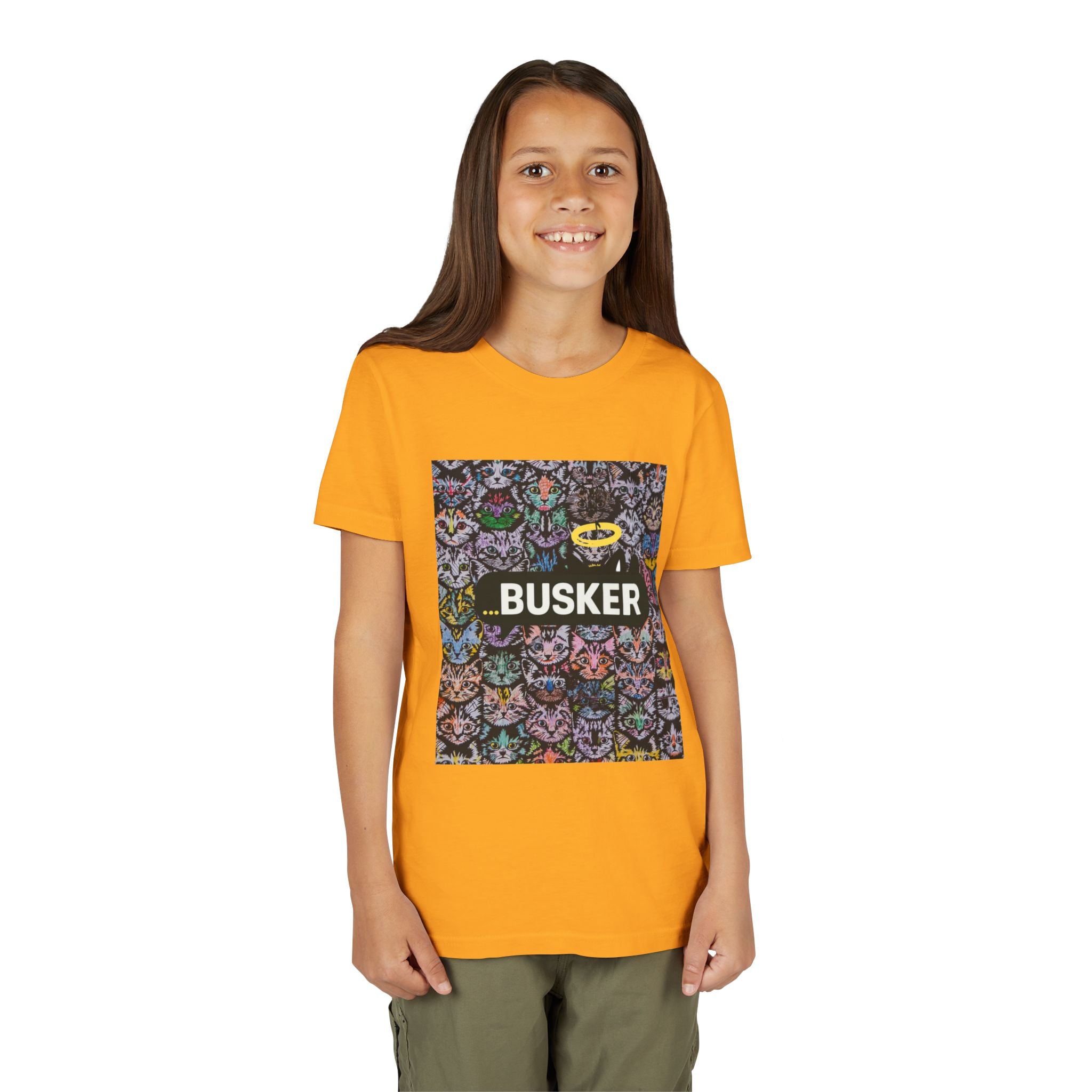 Colorful Youth Short Sleeve Tee, Fun Summer Shirt, Trendy Kids Clothing, Gift for Young Musicians, Cool Casual Wear, Birthday Present