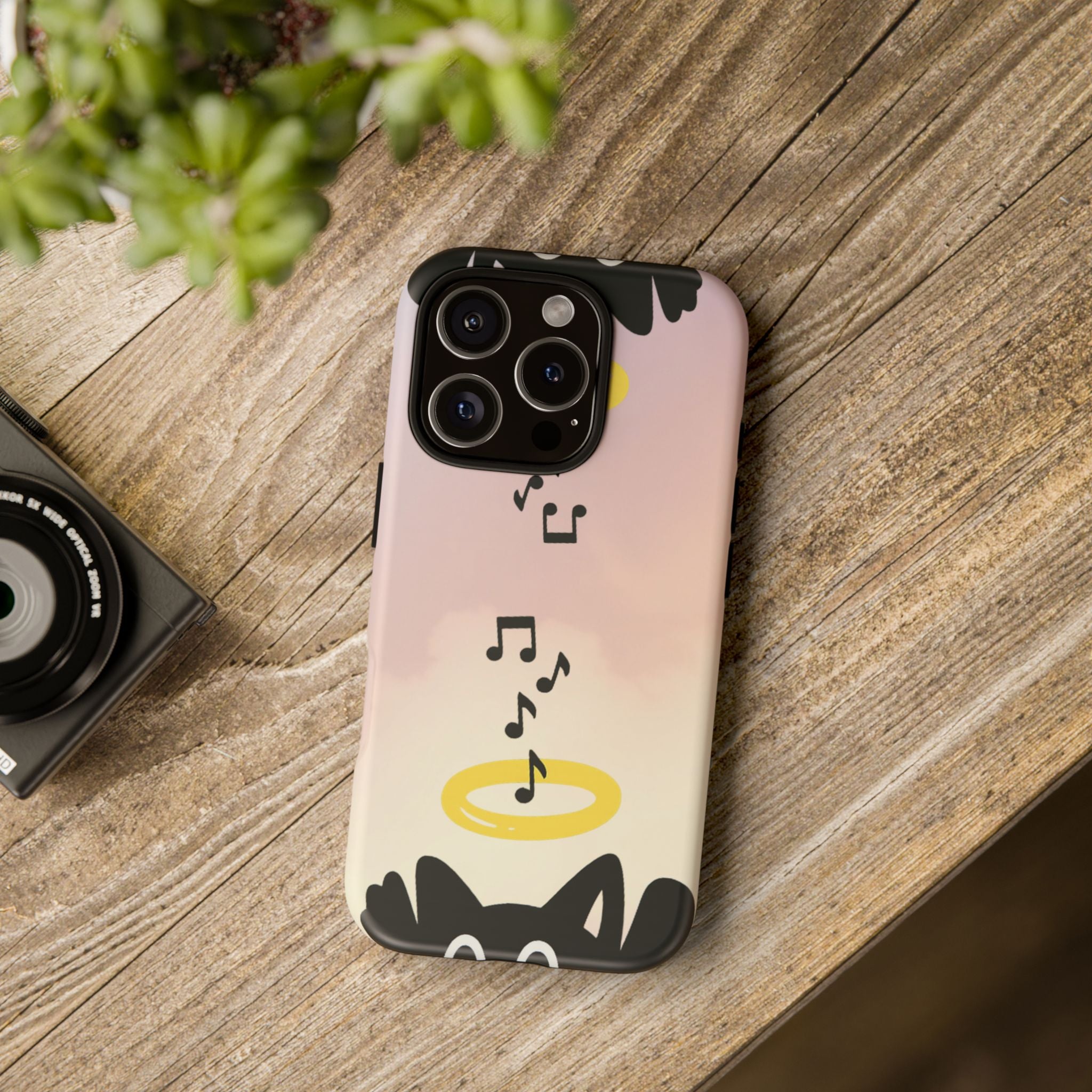 Cute Animal Phone Case, Tough Phone Cover for Pet Lovers, Gifts for Birthdays, Holidays, Music Lovers, Fun Tech Accessories