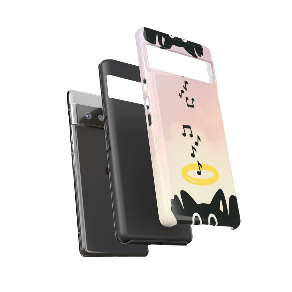 Cute Animal Phone Case, Tough Phone Cover for Pet Lovers, Gifts for Birthdays, Holidays, Music Lovers, Fun Tech Accessories