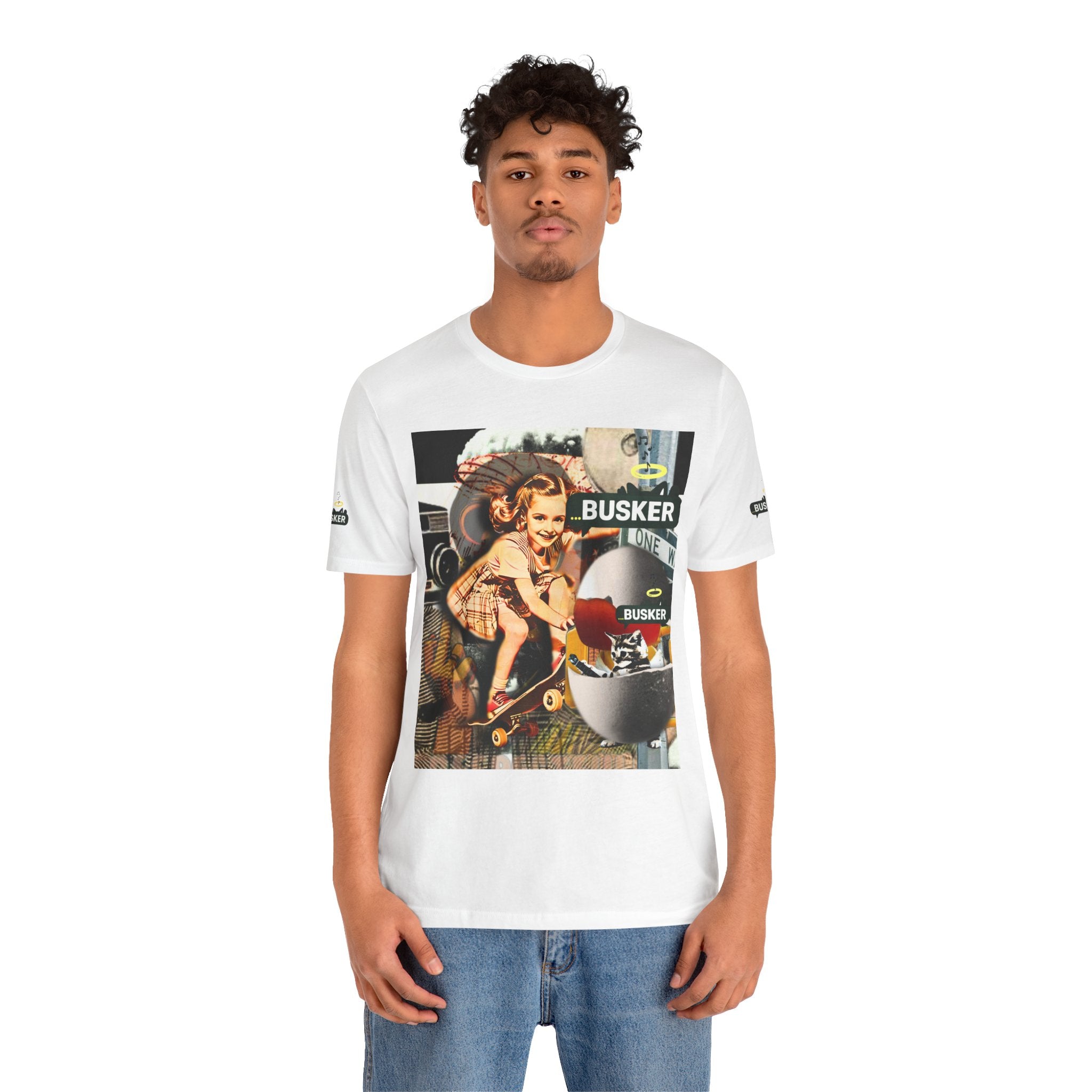 Vintage Skateboarding Graphic Tee - Streetwear for Creative Souls