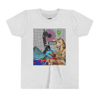 Youth Graphic Tee with Fun 'Busker' Design, Cool Summer Shirt, Gifts for Kids, Festival Attire, Trendy Youthwear