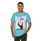 Busker Vibe Unisex Jersey Tee – Colorful Artistic Design for Summer Fun