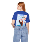 Busker Vibe Unisex Jersey Tee – Colorful Artistic Design for Summer Fun