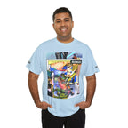 Cool Graphic Unisex Heavy Cotton Tee - 'Busker' Design