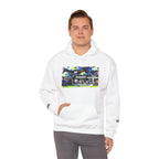 Busker Street Art Hoodie — Colorful Musician Graphic Pullover