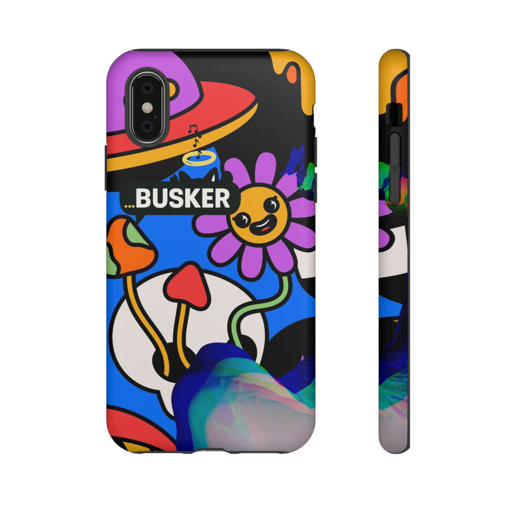 Colorful Phone Case, Cute Phone Accessories, Gift for Music Lovers, Fun Tech Gear, Unique Floral Design Case