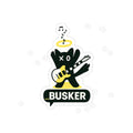 Busker Die-Cut Transparent Outdoor Sticker - Perfect for Decor, Gifts, Festivals, Musicians, and Car Enthusiasts