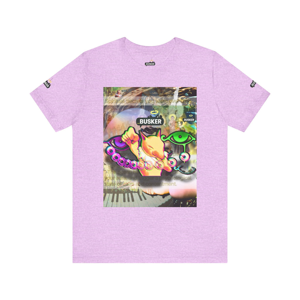 Vibrant Busker Art Tee for Creative Souls