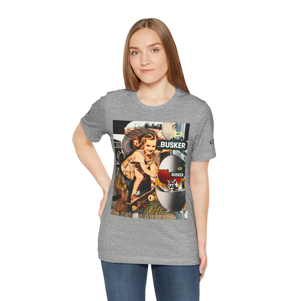 Vintage Skateboarding Graphic Tee - Streetwear for Creative Souls