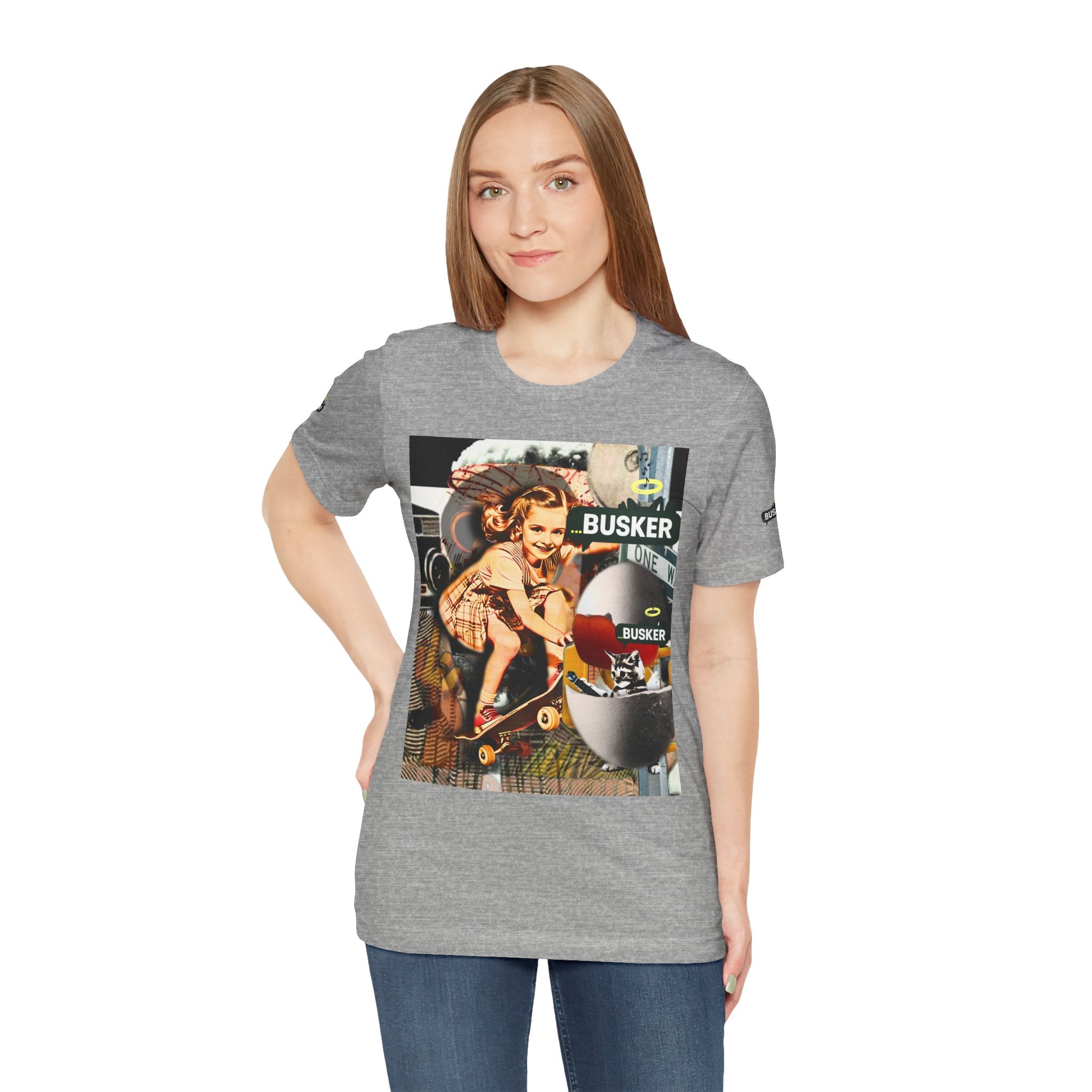 Vintage Skateboarding Graphic Tee - Streetwear for Creative Souls