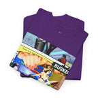 Cool Graphic Unisex Heavy Cotton Tee - 'Busker' Design