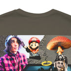 Busker Vibe Unisex Tee - Music & Art Collage Design