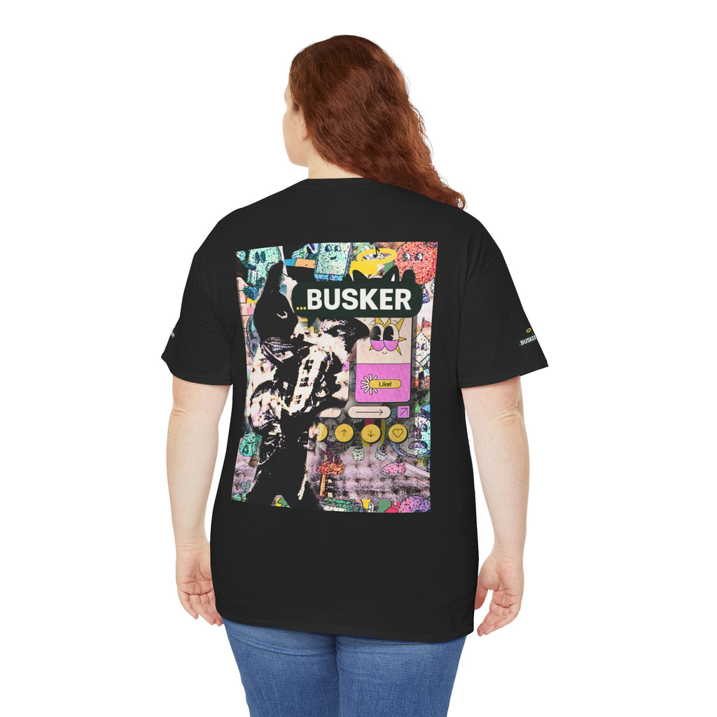 Grunge Art Busker Unisex Heavy Cotton Tee