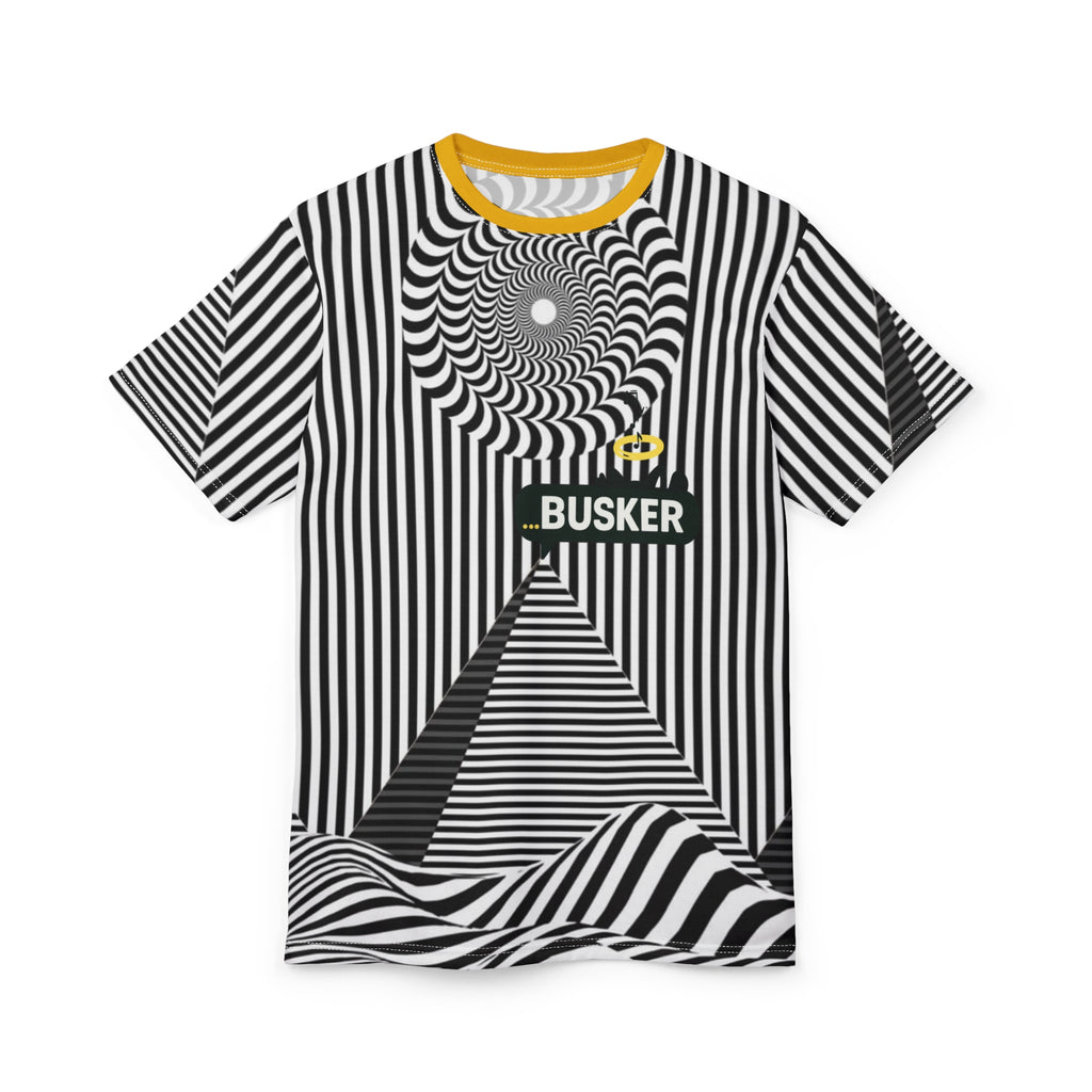 Psychedelic Unisex Cut & Sew Tee, Graphic Tee for Music Lovers, Unique Gift for Festivals, Trendy Streetwear, Perfect for Every Day