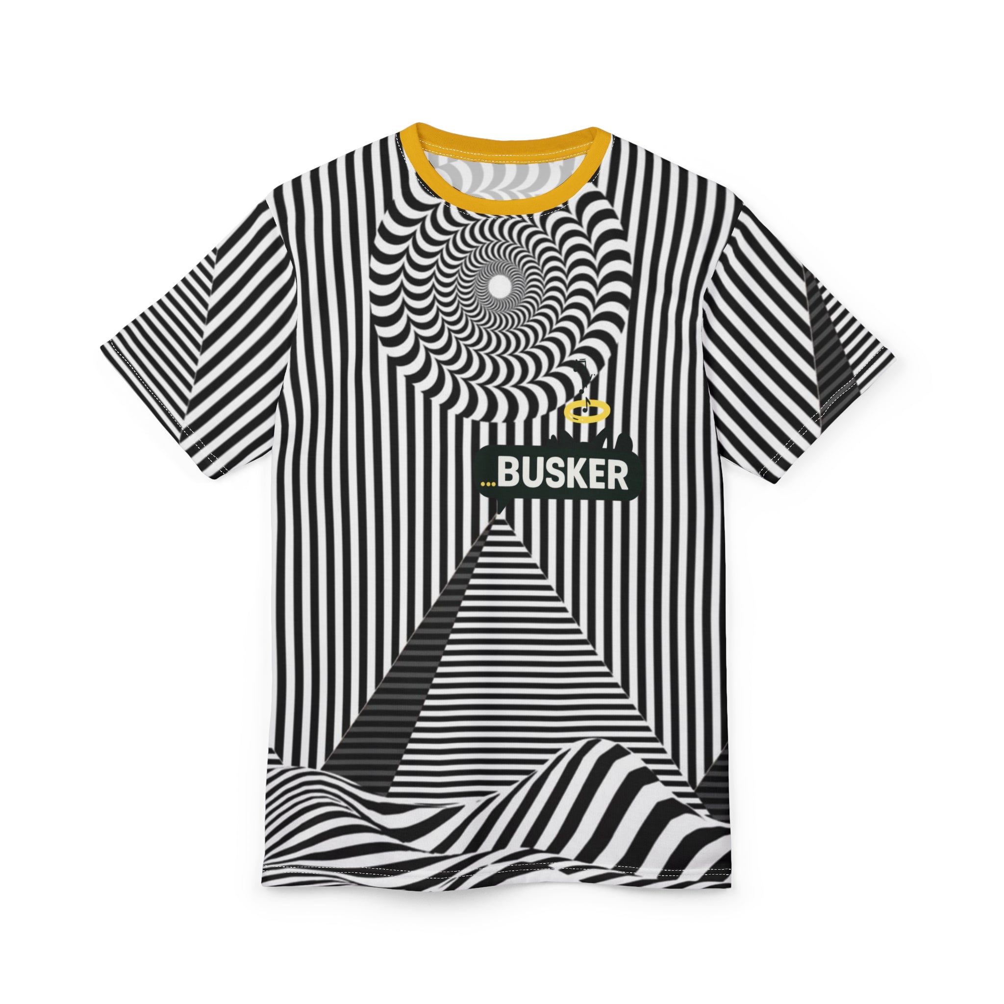 Psychedelic Unisex Cut & Sew Tee, Graphic Tee for Music Lovers, Unique Gift for Festivals, Trendy Streetwear, Perfect for Every Day