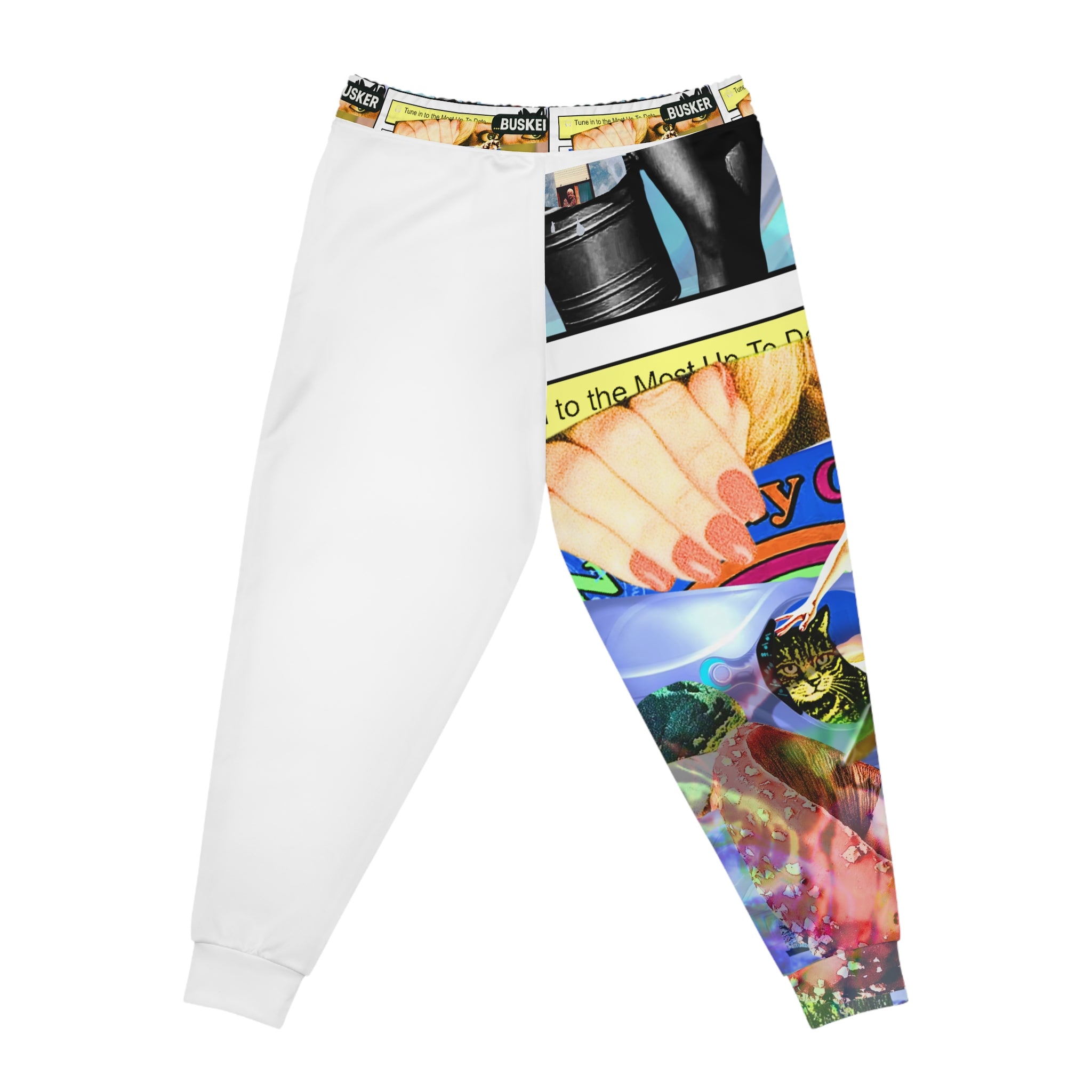 Vibrant Graphic Athletic Joggers