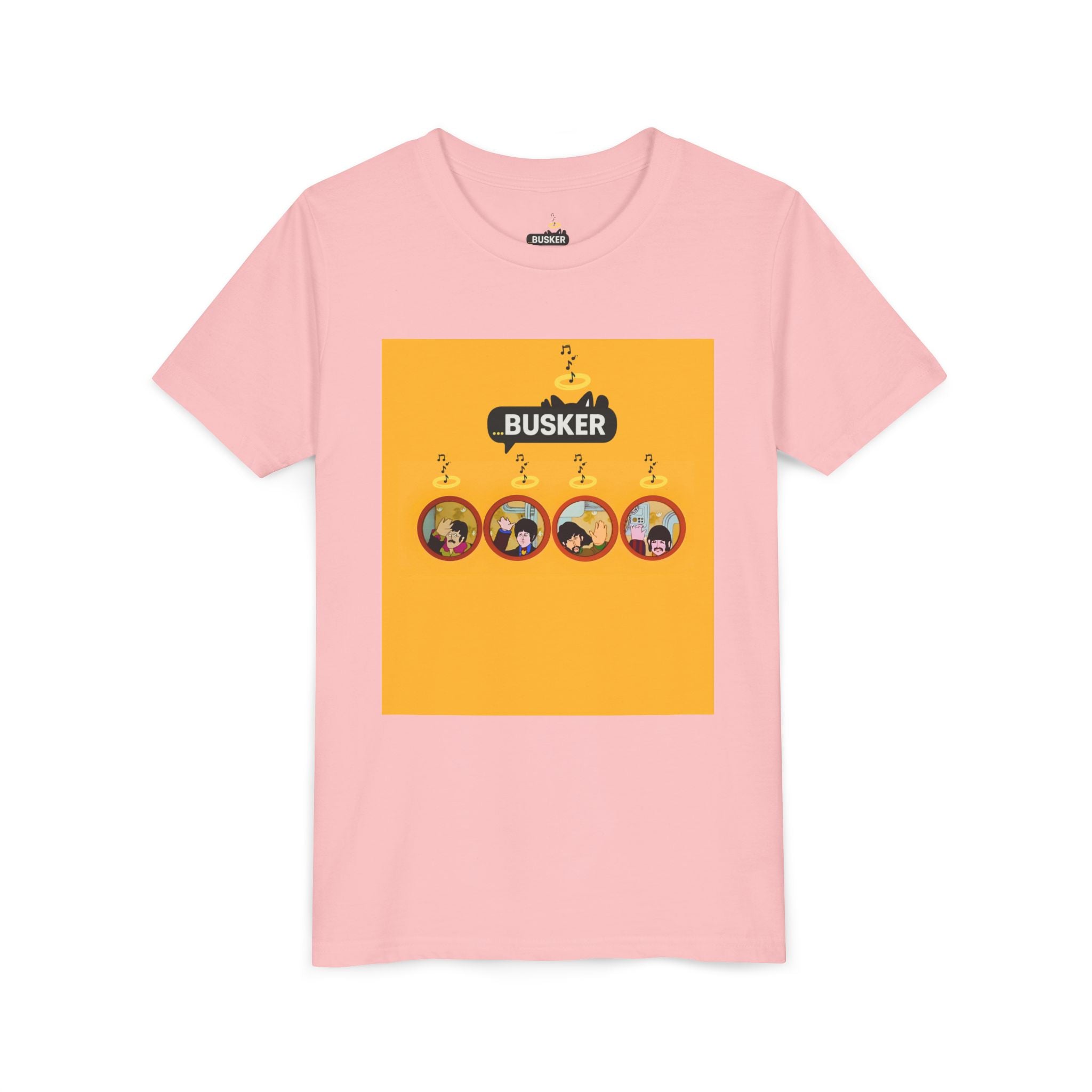 Busker Youth Short Sleeve Tee - Fun Music T-Shirt for Young Performers, Gifts for Young Musicians, Vibrant Summer Apparel, Creative [...]