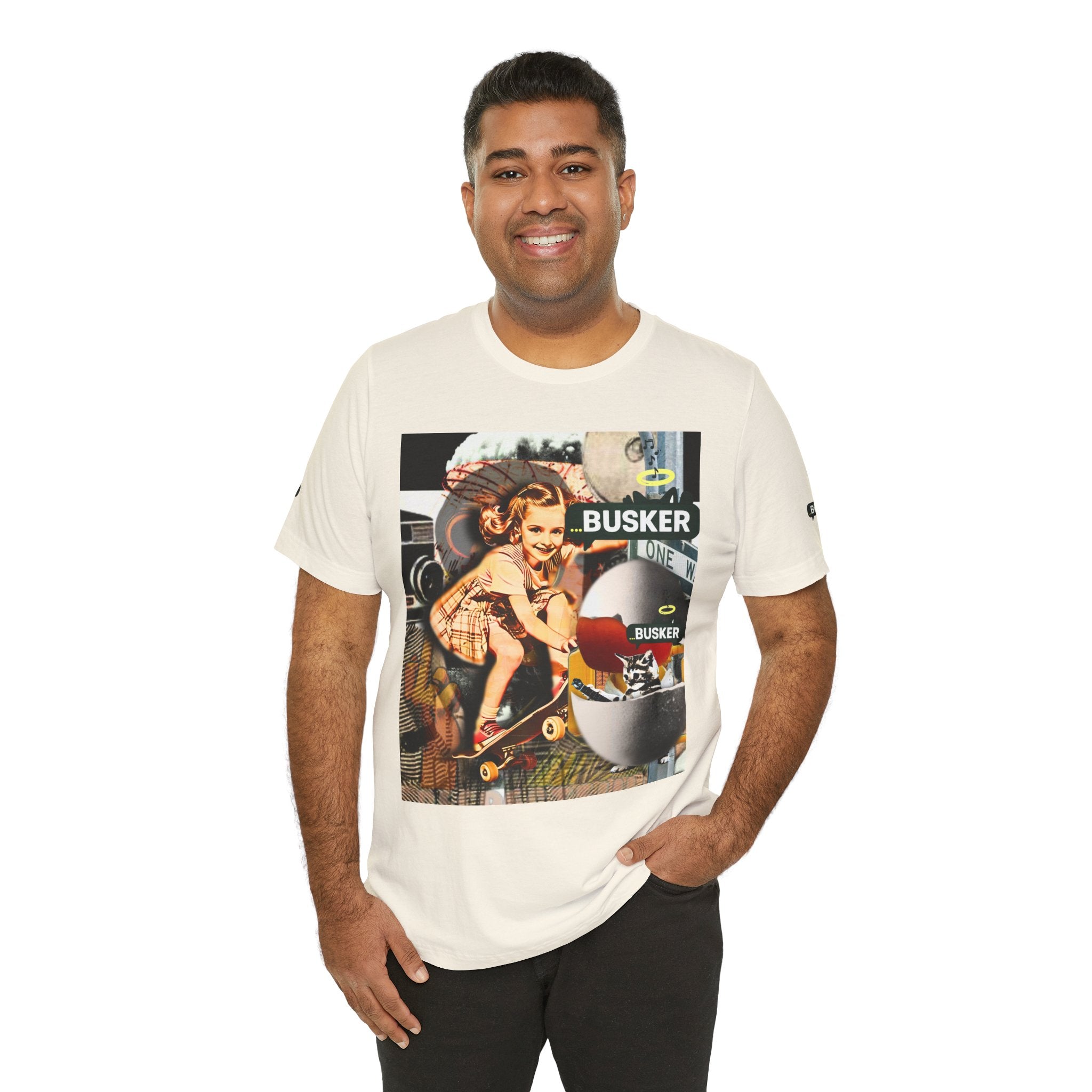 Vintage Skateboarding Graphic Tee - Streetwear for Creative Souls